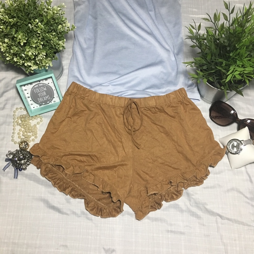 COTTON CANDY L.A FAUX SUEDE SHORT